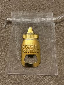 "Poppin' Bottles" baby bottle-shaped bottle opener