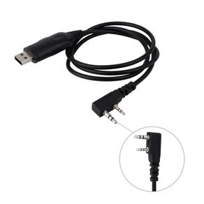 BAOFENG 2 Pins Plug USB Programming Cable for Walkie Talkie for UV-5R serise BF-888S Kenwood wouxun Walkie Talkie Accessories
