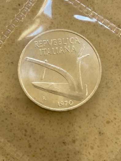 Italy 1970 coin set