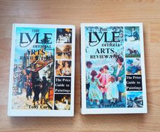 Two Lyle Official Arts Review books for the years 1990 & 1991 by Tony Curtis