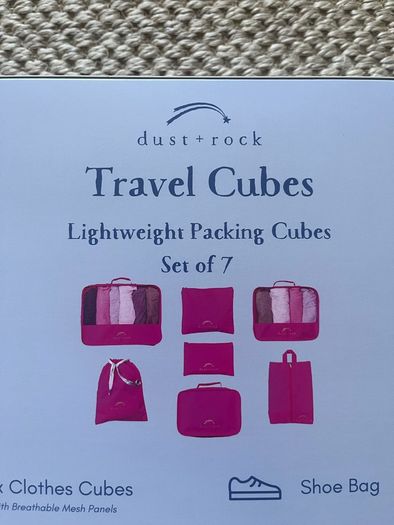 Set of 7 Navy Packing Cubes