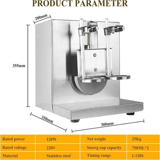 220W Automatic Bubble Tea Stirring Machine  Dual Cup