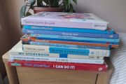 An array of children's books - from E1-E4