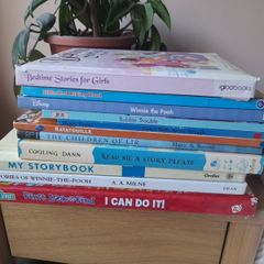 An array of children's books - from E1-E4