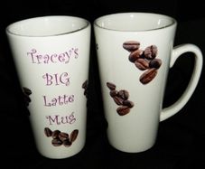 Personalised large latte Mug 17oz