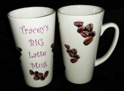 Personalised large latte Mug 17oz