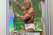 WWE Topps Chrome 2025, Hulk Hogan Neon Green and Black Refractor