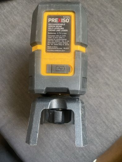 green beam self-levelling cross line laser