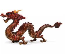 Golden Chinese Dragon. Action Figure