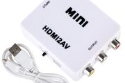 New HDMI to Composite CVBS RCA Cinch AV Video Converter Adapter PAL NTSC TV #573