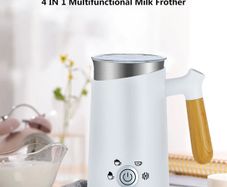 NEW Automatic Hot and Cold Milk Frother Warmer for Latte, Foam Maker for Coffee, Hot Chocolates, Cappuccino