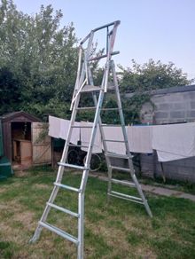 Stradbally 5/8 step podium ladder
