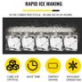 Electric Ice Maker 12KG Per 24H Automatic Manual Water Filling Portable Bullet / Cube Ice Making Machine for Home Bar Image 3