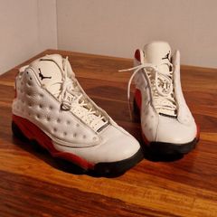 Air Jordan Retro 13 White Red Sneakers
