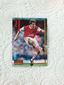Paul Merson Arsenal Football Trading Card 1995 to 1996
