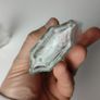 368 - Set of 2 Vintage Collectible Decorative Clear Glass Small Perfume Bottles Image 7