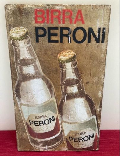 Peroni Italian Beer Vintage Sign