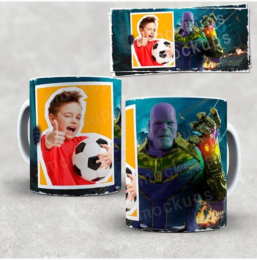 Selfie with Superheroes Gift Novelty Mug