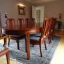 Asian Hard Wood (teak) Hand Made Dining table & 10 Chairs Image 5
