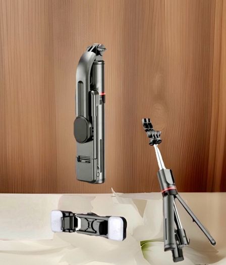 Bluetooth Selfie Stick Tripod with 2 LED Lights 170cm Extendable Phone Stand