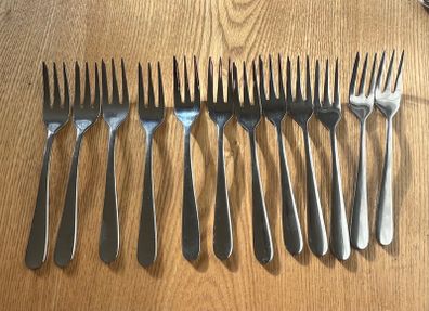 12 Pastry Forks