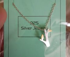 Modern Tree Of Life Pendant Sterling Silver 925 , New Start , Positive Energy