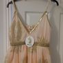 Peach and gold new dress size 12 Image 2