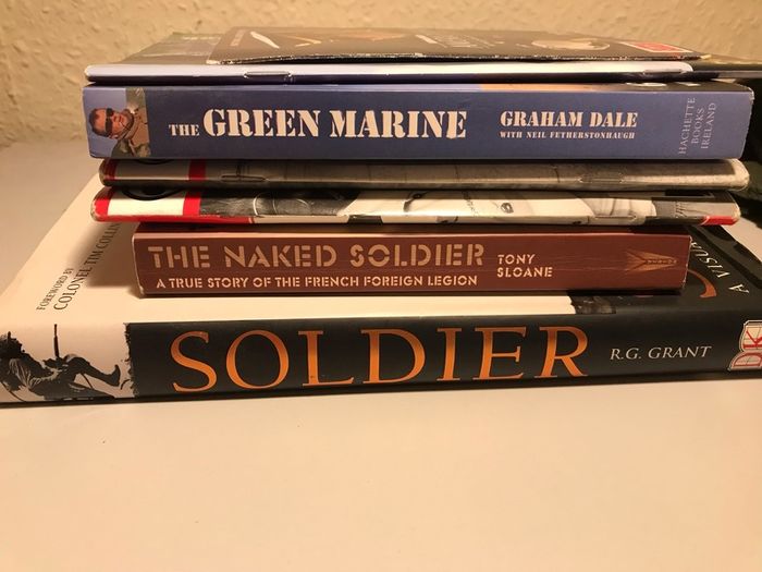 Collection of military books
