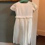 Italian design communion dress, veil, hairpiece, bag, cardigan, shoes & tights Image 5