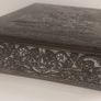 Fabulous Rembrandt's The Night Watch Vintage Hinged Biscuit Tin with a Raised Relief Reproduction of the Famous Painting, Attributed to the Victoria Biscuit Company of Holland Image 10