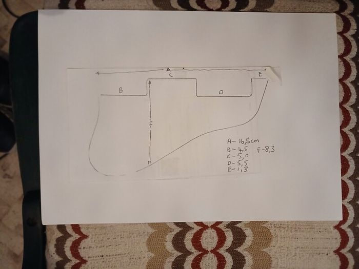 Gibson/Epiphone style Pickguard