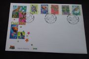 Ireland Stamps : Cool Pets Greetings Stamps and Year of The Snake , First Day Cover - 2001