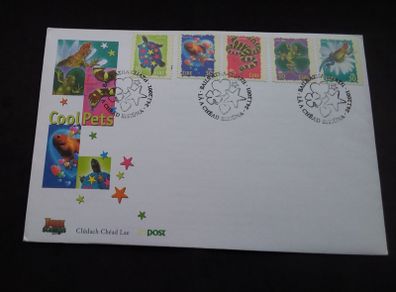 Ireland Stamps : Cool Pets Greetings Stamps and Year of The Snake , First Day Cover - 2001