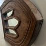 Gothic Style Wooden Wall Mirror Image 4