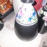 Beautiful Rare Old Set of five Shelley Pottery Vases England Image 4