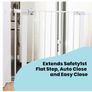 Safety 1st Easy Close Metal 7 cm Baby Safety Gate Extension, White Image 4