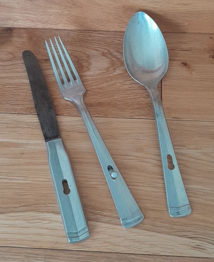 Travel cutlery (knife, fork, spoon)