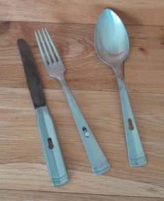 Travel cutlery (knife, fork, spoon)