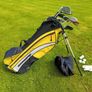 Bag with selection of kids golf clubs Image 3
