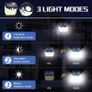 Vanranger Solar Security Lights Outdoor Garden - 248 LED Motion Sensor Flood Light 3 Modes Outside Solar Wall Lights 270 Wide Angle Lighting IP65 Waterproof for Fence Front Door Yard Garage 6 Pack Image 5