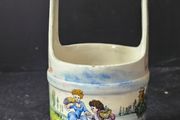 Antique Ceramic Decorative Basket