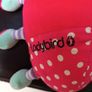 Ladybird  Glo Worm Style Plush Toy. Image 4