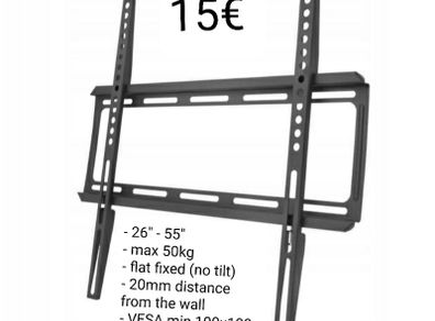 TV Wall Mount Bracket Flat Fixed 26-55"
