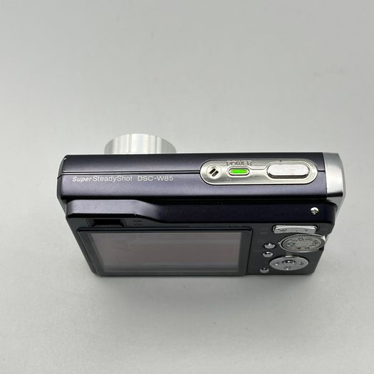 Sony Cybershot DSC-W85 7.2MP Digital Camera - Black - Full Kit - Tested