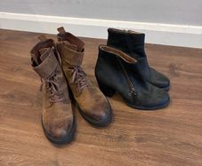 Clarks leather boots