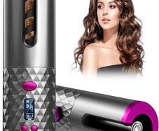 NEW SALE | Hair Curler,Rotating Curling Tongs, Curling Iron, Cordless
