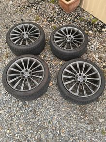 19" Alloys 5x112 & Tyres Staggered Set