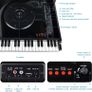 VOSTERIO Vinyl Record Player (Bluetooth, Built-in Speakers) Image 7