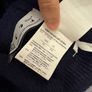 Off white wool jumper in blue brand new Image 6