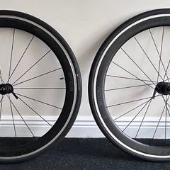 Bontrager Aeolus Comp 5 - Clincher 50mm Aero Wheels Rim Brakes.